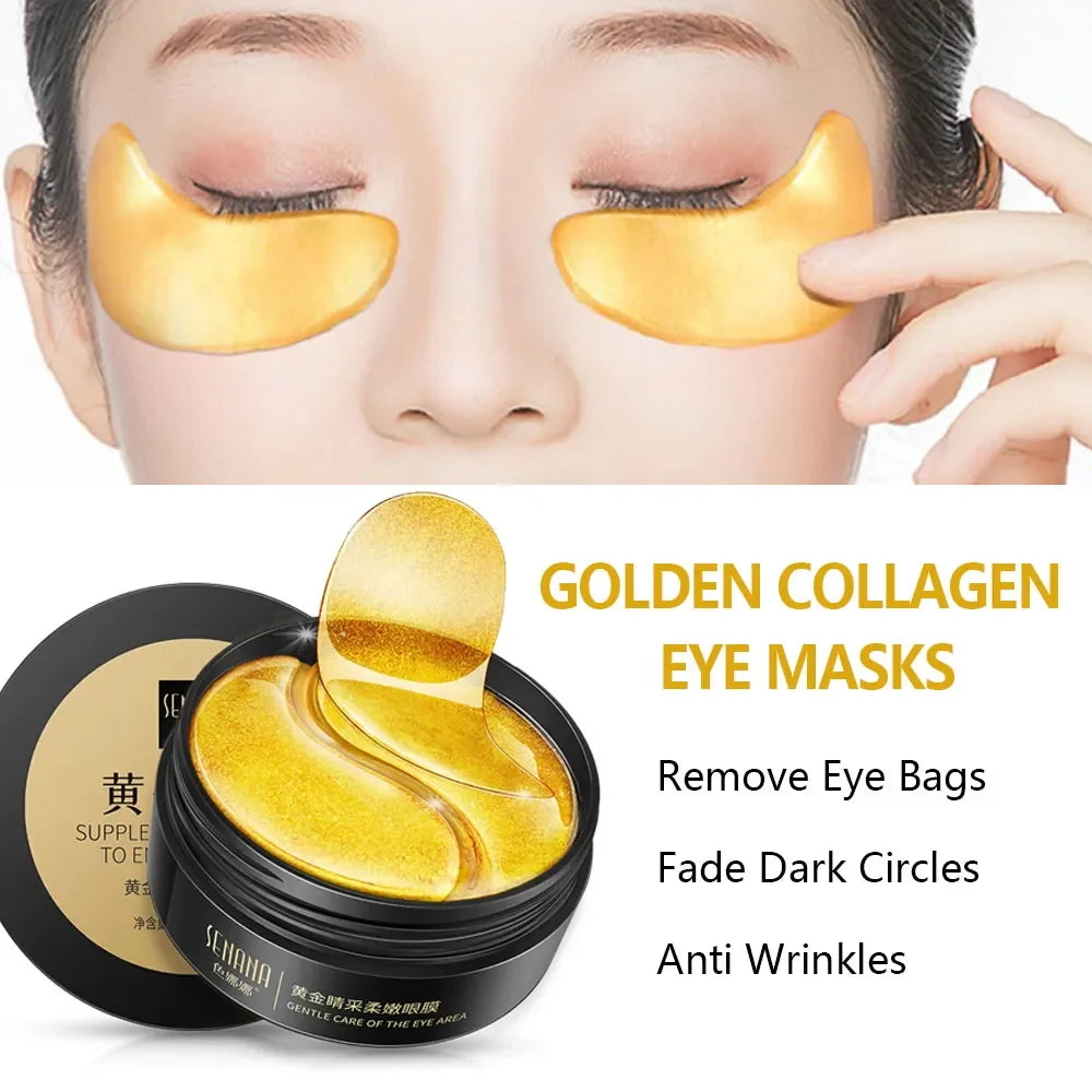 Seaweed eye mask/Golden eye mask patch for moisturizing firming and reducing dark circles fine lines and eye care expert