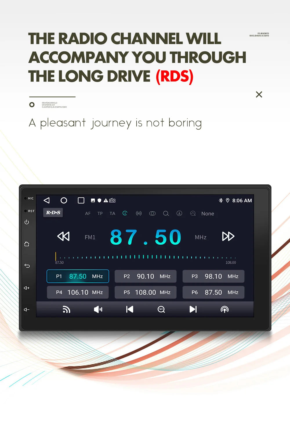 ESSGOO Car Radio Wireless Carplay Android Auto 2 Din 7"/9" GPS Navigator MP5 Player Glass Screen  Wi-Fi FM BT Car Stereo